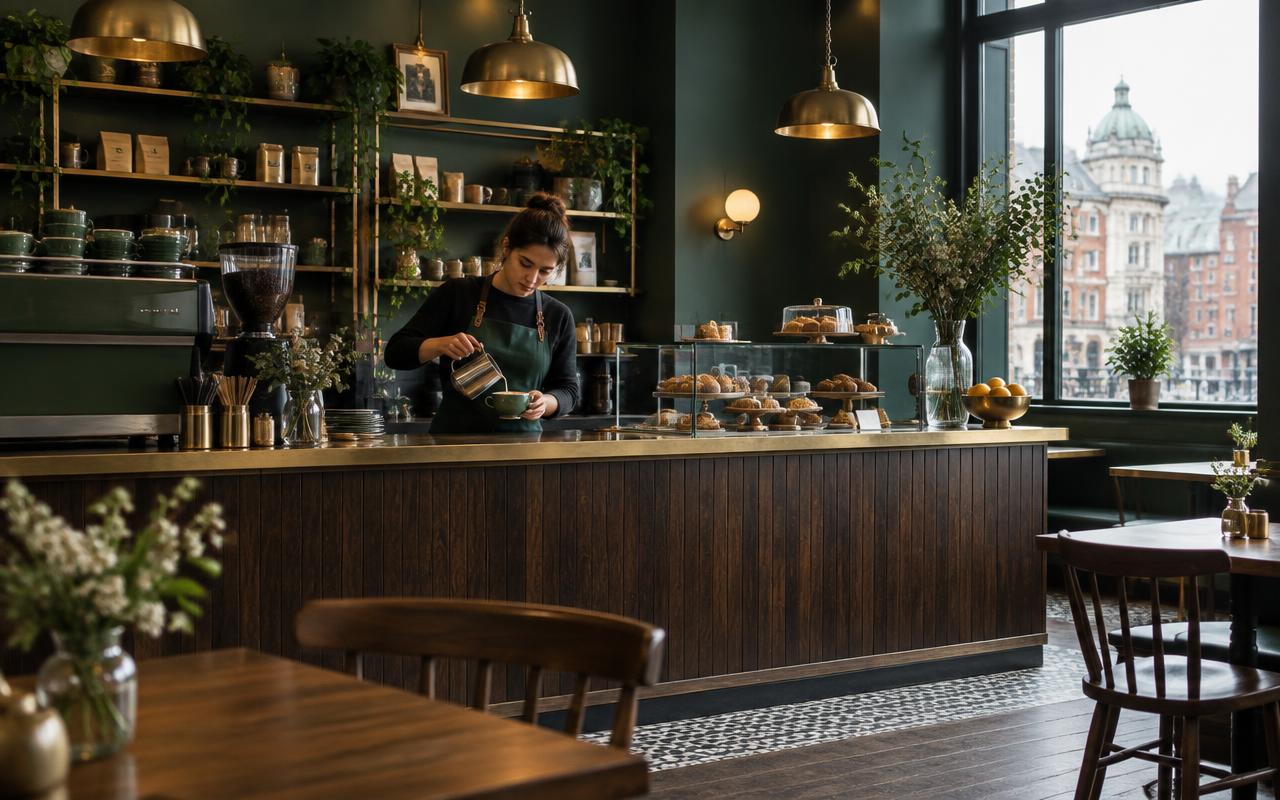 North Coast Coffee concept website shown in a browser window